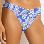 Palmera Sporty Mid Bikini Pant - Blue - Simply Beach UK