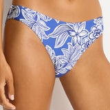 Palmera Sporty Mid Bikini Pant - Blue - Simply Beach UK