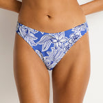 Palmera Sporty Mid Bikini Pant - Blue - Simply Beach UK