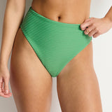 Spinnaker Retro High Waist Bikini Pant - Moss - Simply Beach UK