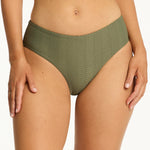 Caracus Mid Bikini Pant - Khaki - Simply Beach UK