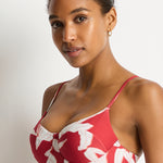 Veridian Balconette Bra Bikini Top - Ruby - Simply Beach UK