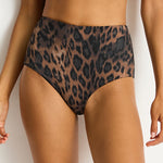Savanna High Waist Bikini Pant - Chocolate - Simply Beach UK