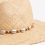 Raffia Cowgirl Hat - Natural - Simply Beach UK