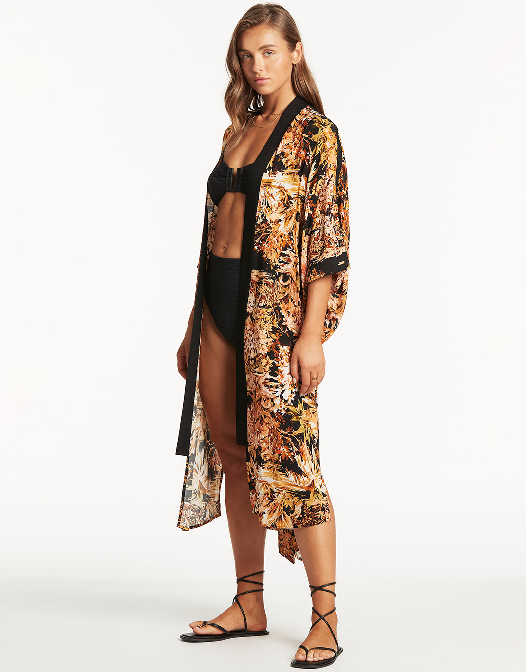 Troppica Kimono - Black - Simply Beach UK