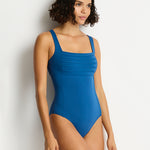 Sea Level De Luxe Square Neck Bralette Swimsuit - Arctic - Simply Beach UK