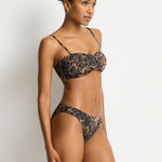 Savanna Regular Cheeky Bikini Pant - Chocolate - Simply Beach UK