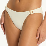 Nautique Chain Link Bikini Pant - Coconut - Simply Beach UK