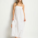 Ripples Maxi Bandeau Dress - White