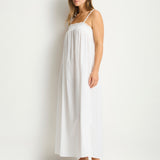 Ripples Maxi Bandeau Dress - White