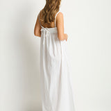 Ripples Maxi Bandeau Dress - White