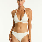 Caracus Tri Halter Bikini Top - Coconut - Simply Beach UK