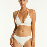 Caracus Tri Halter Bikini Top - Coconut - Simply Beach UK