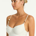 Caracus Balconette Bra Swimsuit - Coconut - Simply Beach UK