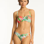 Dolce Twist Bandeau Bikini Top - Print - Simply Beach UK