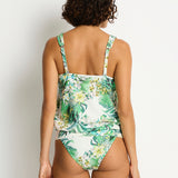 Sea Level Breezer Blouson Tankini Top - White - Simply Beach UK