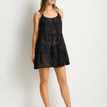 Ibiza Tie Back Short Sundress - Black - Simply Beach UK
