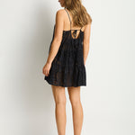 Ibiza Tie Back Short Sundress - Black - Simply Beach UK