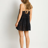 Ibiza Tie Back Short Sundress - Black - Simply Beach UK