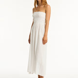 Heatwave Bandeau Maxi Dress - White - Simply Beach UK