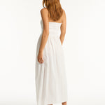 Heatwave Bandeau Maxi Dress - White - Simply Beach UK