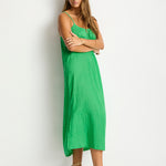Sunset Tie Back Sundress - Kelly Green - Simply Beach UK