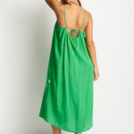 Sunset Tie Back Sundress - Kelly Green - Simply Beach UK