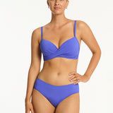 Essentials Edit Mid Bikini Pant - Iris - Simply Beach UK