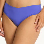 Essentials Edit Mid Bikini Pant - Iris - Simply Beach UK