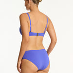 Essentials Edit Mid Bikini Pant - Iris - Simply Beach UK