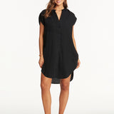 Sunset Sleeveless Cover Up - Black - Simply Beach UK