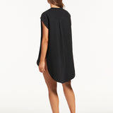 Sunset Sleeveless Cover Up - Black - Simply Beach UK