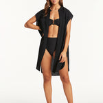 Sunset Sleeveless Cover Up - Black - Simply Beach UK