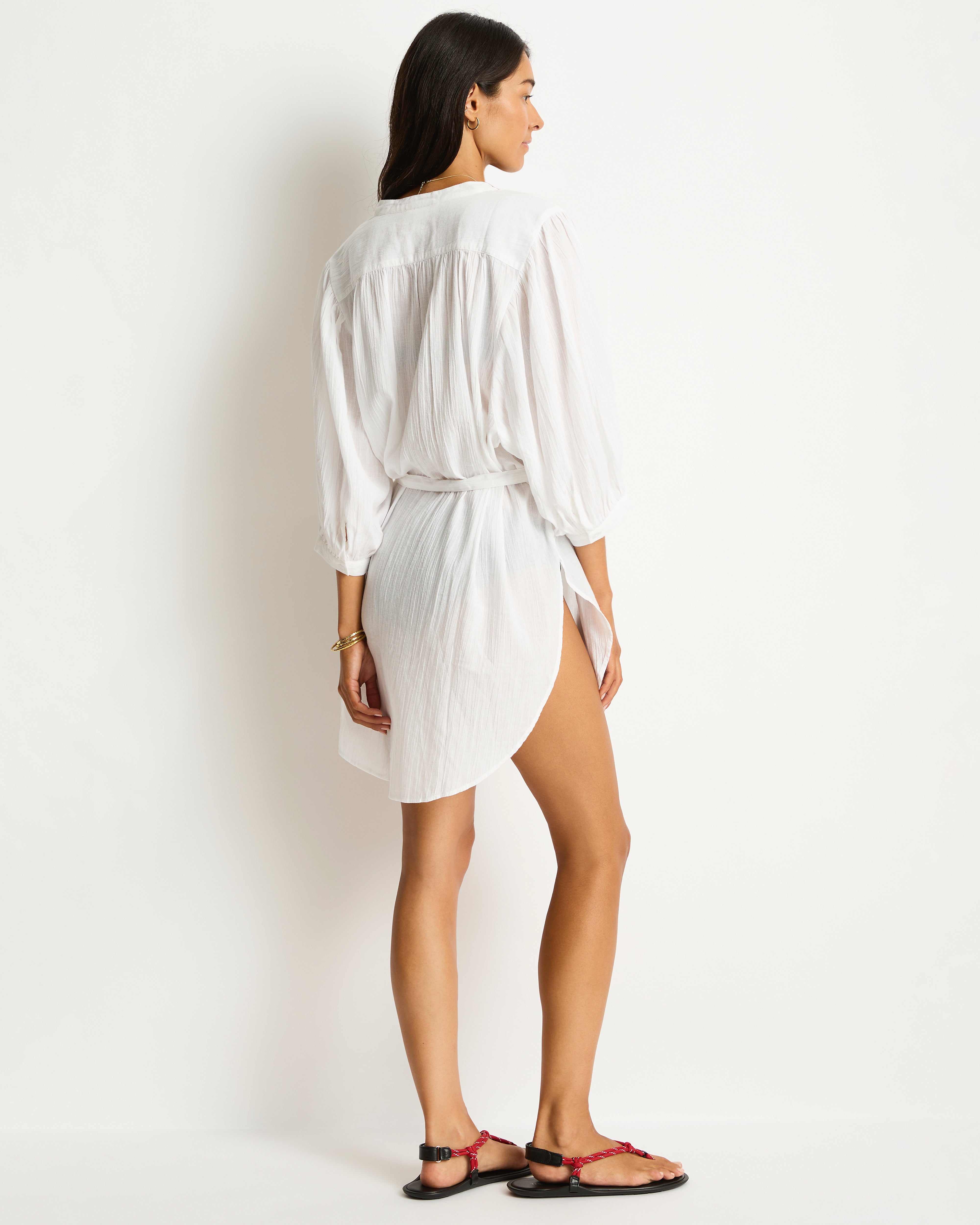 Salt Boho Shirt - White - Simply Beach UK