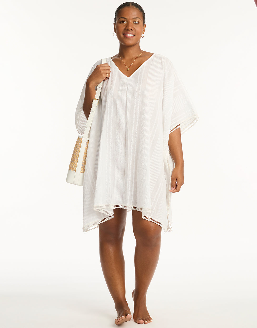 Heatwave Kaftan - White - Simply Beach UK