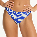 Seascape Regular Cheeky Bikini Pant - Blue - Simply Beach UK