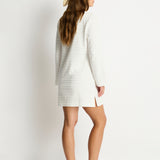 Sea Level Horizon Lace Up Dress - White - Simply Beach UK