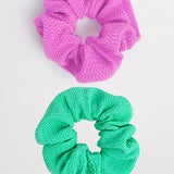 Sea Dive Scrunchy 2 Pack - Jade and Violet - Simply Beach UK