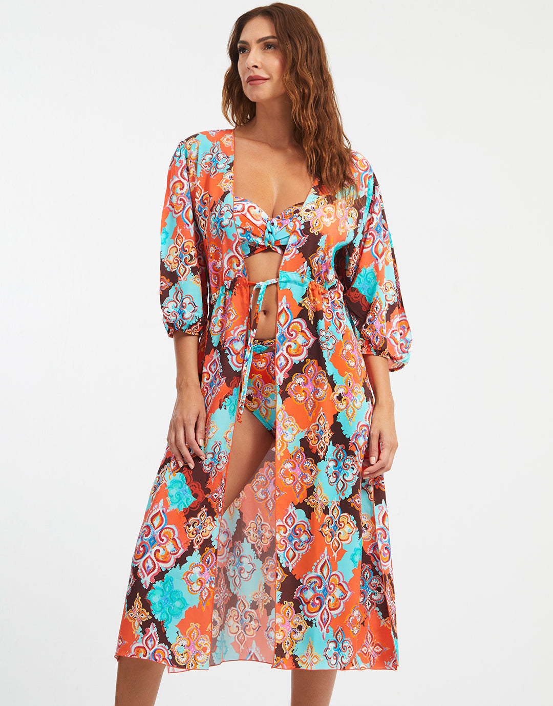 Sheila Maxi Kaftan - Multi - Simply Beach UK