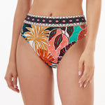 Nuria Ferrer Sorella Maxi Bikini Pant - Multi - Simply Beach UK