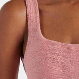 Hunza G Square Neck Swimsuit - Dusty Pink - Simply Beach UK
