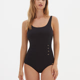 Nuria Ferrer Stella High Front Swimsuit - Black - Simply Beach UK