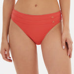 Nuria Ferrer Stella Bikini Pant - Coral - Simply Beach UK