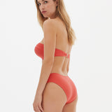 Nuria Ferrer Stella Bikini Pant - Coral - Simply Beach UK