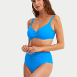 Stella Underwired Bikini Top - Blue - Simply Beach UK