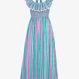 Pink City Prints Susie Dress - Mint Stripe - Simply Beach UK