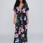 Samba Maxi Cover Up - Black - Simply Beach UK