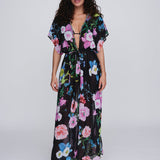 Samba Maxi Cover Up - Black - Simply Beach UK