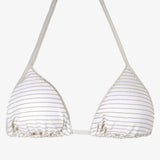 Tessy Corsica Triangle Bikini Top - White - Simply Beach UK