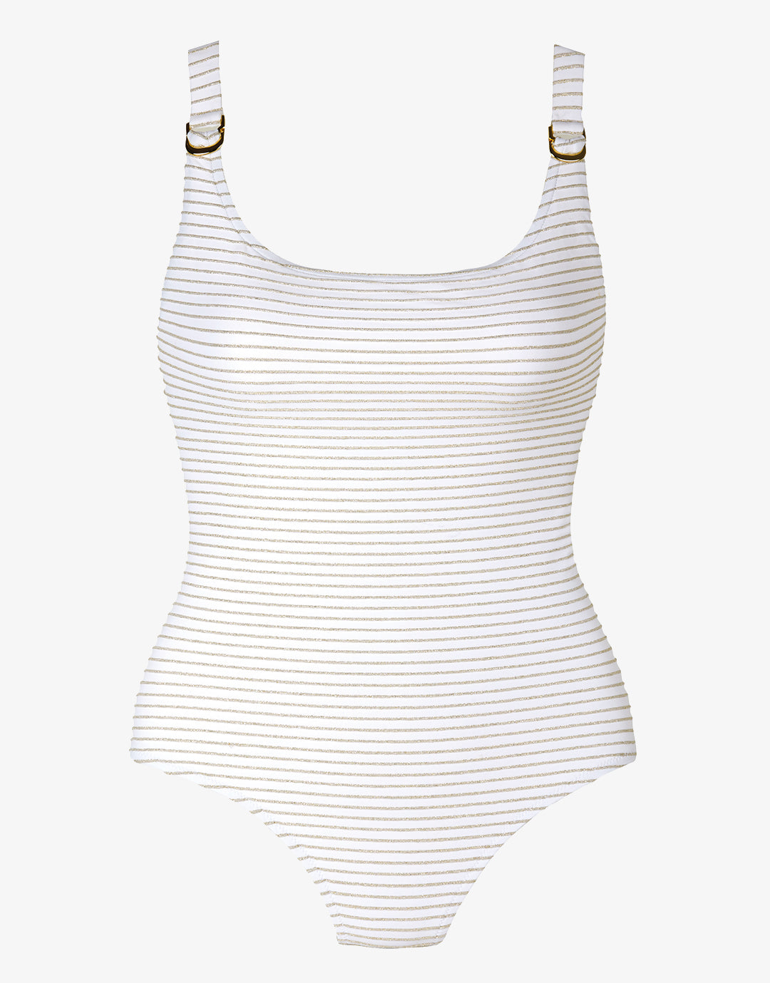 Tessy Corsica Square Neck Swimsuit - White - Simply Beach UK